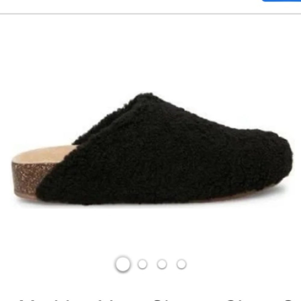 NWT Steve Madden Women’s Black Slip-On, Sherpa Mule, VESA ARCH Size 5. - Picture 2 of 11